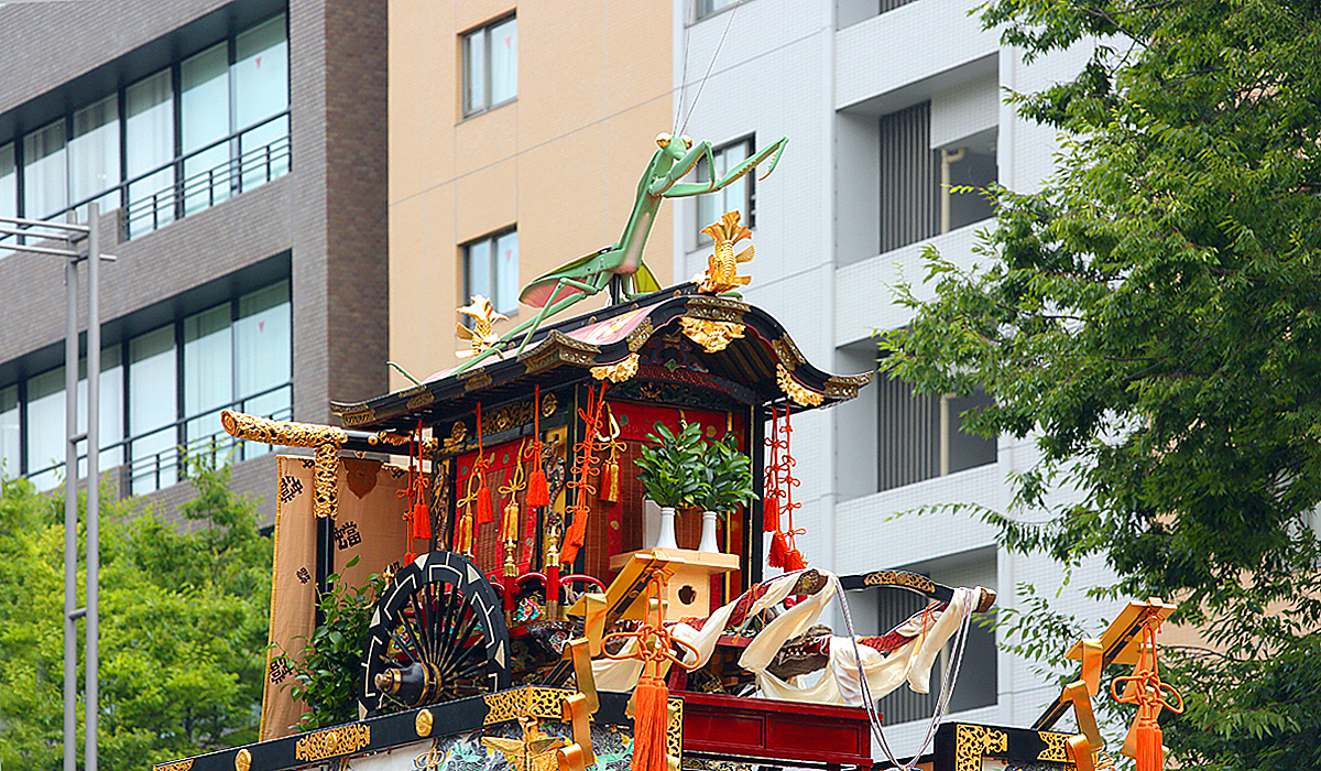 京都祇園祭の山鉾「蟷螂山」